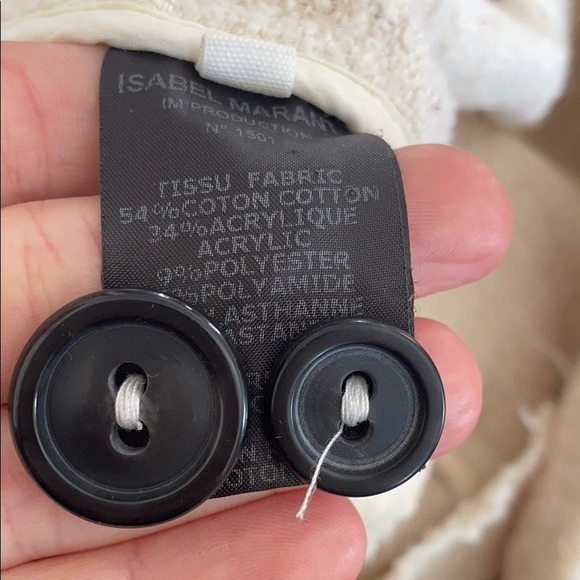 Isabel Marant Flenn collarless Cropped Jacket - Picture 6 of 9